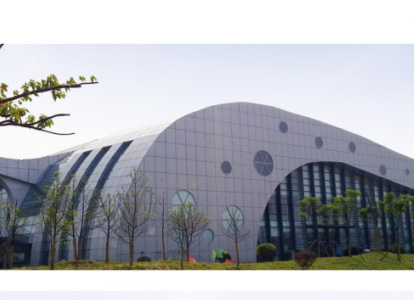 绥芬河会议中心外景网架工程